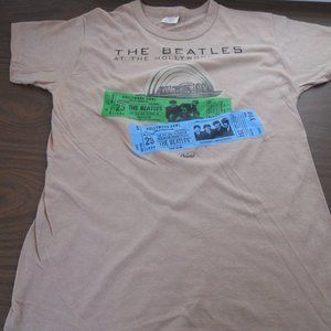 Beatles 1977-Live at the Hollywood Bowl-Authentic Promo T Shirt Capitol Records